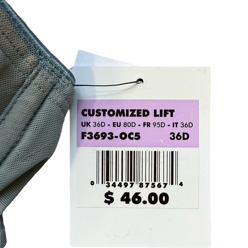 Calvin Klein Women's Customized Lift Bra 36D Light Blue NWT! - Picture 3 of 5
